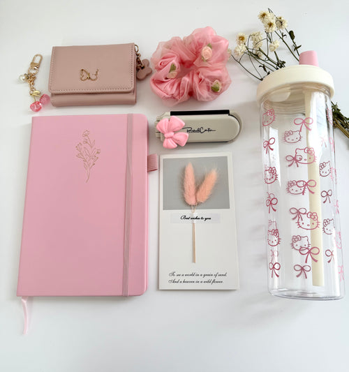 💗🌸Pink Kitten & Bows Gift Box