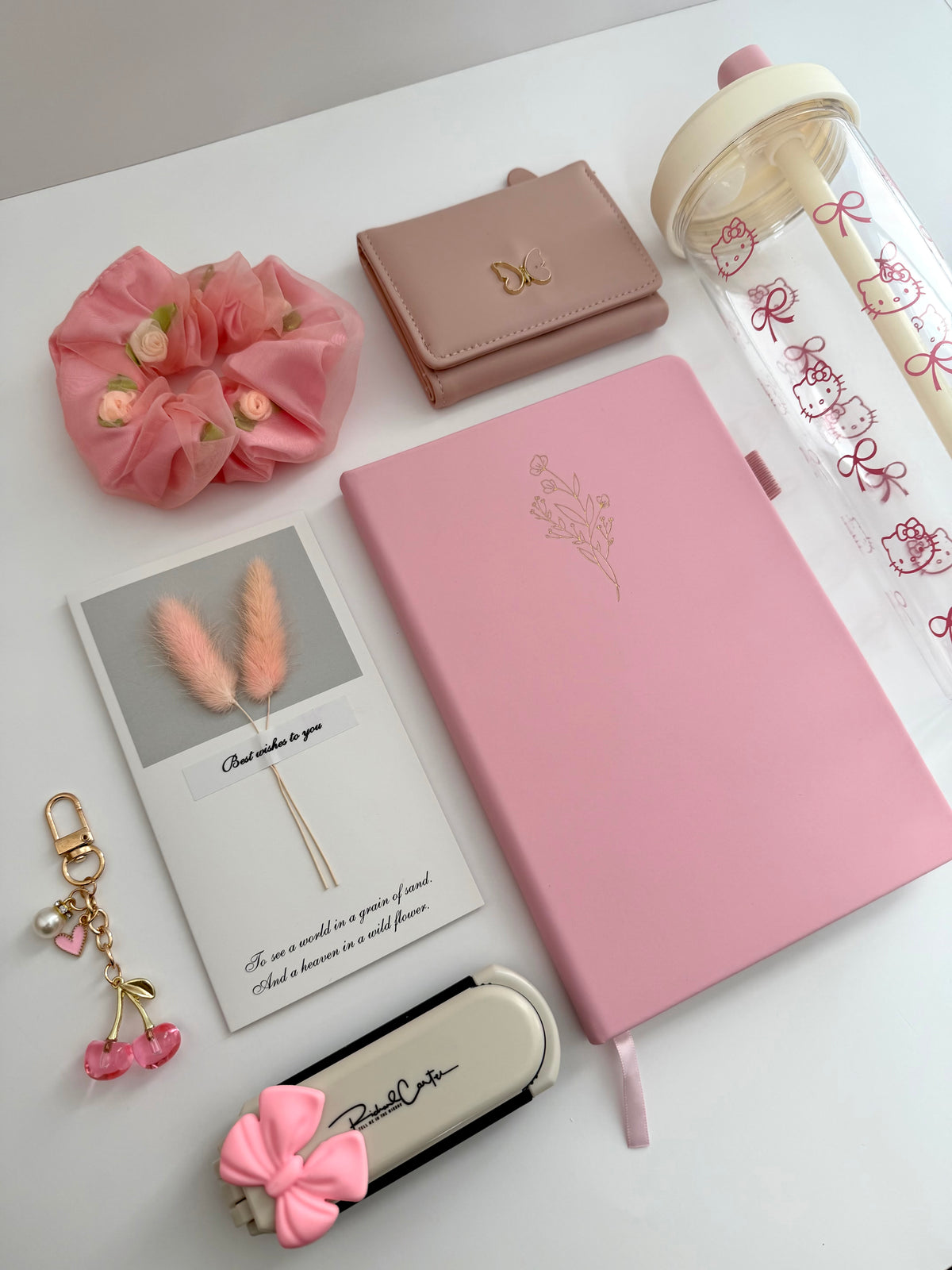 💗🌸Pink Kitten & Bows Gift Box