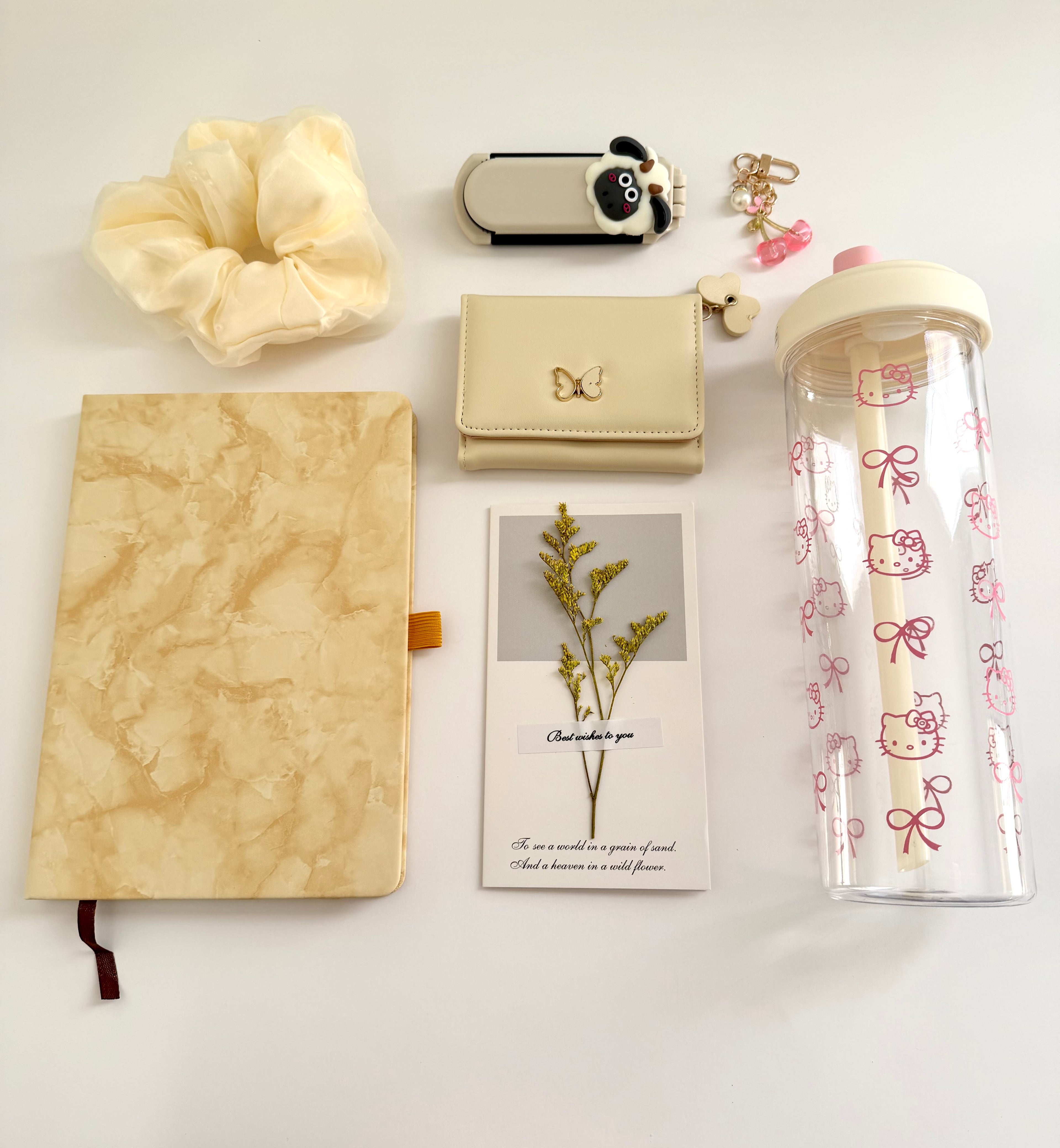 💛🌻Sunny Bows & Kitten Gift Box